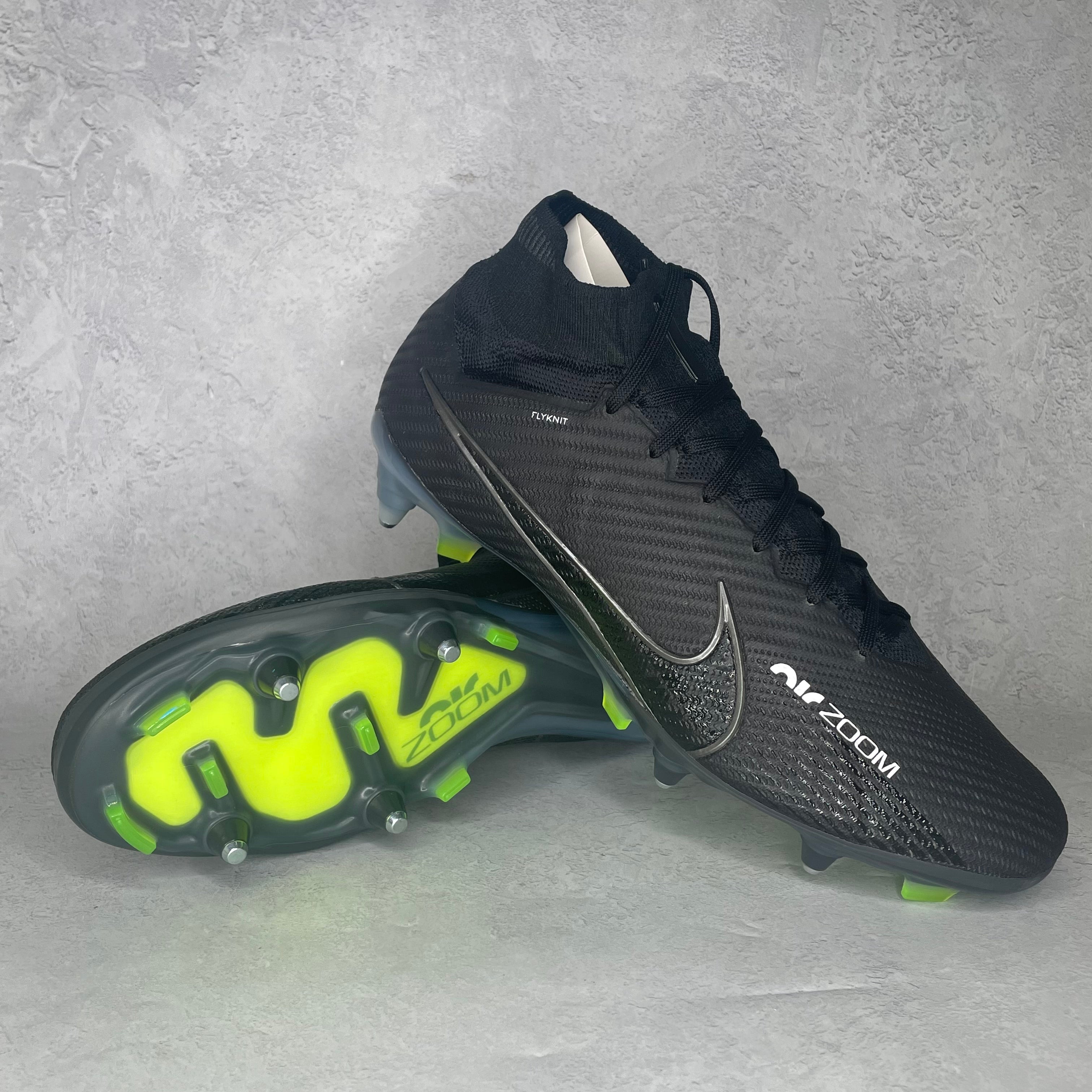 Nike Air Zoom Mercurial Vapor 15 Elite AG-PRO - Black/Dark Smoke  Grey/Summit White/Volt